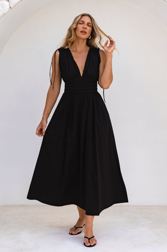 Rafina Goddess Cotton Maxi Dress